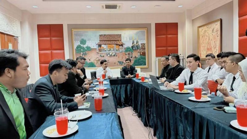 🥺คณะมนุษยศาสตร์และสังคมศาสตร์ ให้การต้อนรับคณะตรวจเยี่ยมการดำเนินงานสโมสรนักศึกษา