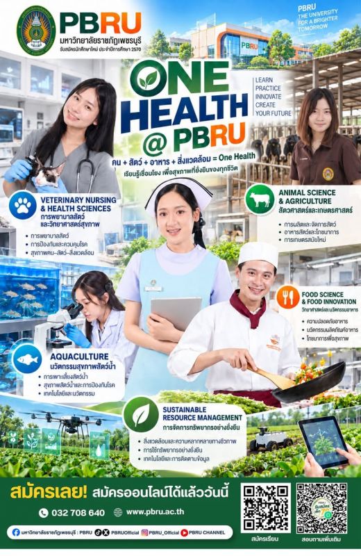 ðð ONE HEALTH @ PBRU āđāļāļĢāļēāļ°āļāļļāļāļāļĩāļ§āļīāļâĶāđāļāļ·āđāļāļĄāđāļĒāļāļāļąāļ āļŠāļļāļāļ āļēāļāļāļĩāđāļāļĩ āđāļĄāđāđāļāđāđāļĢāļīāđāļĄāļāļēāļ âāļāļâ āđāļāļĩāļĒāļāļāļĒāđāļēāļāđāļāļĩāļĒāļ§